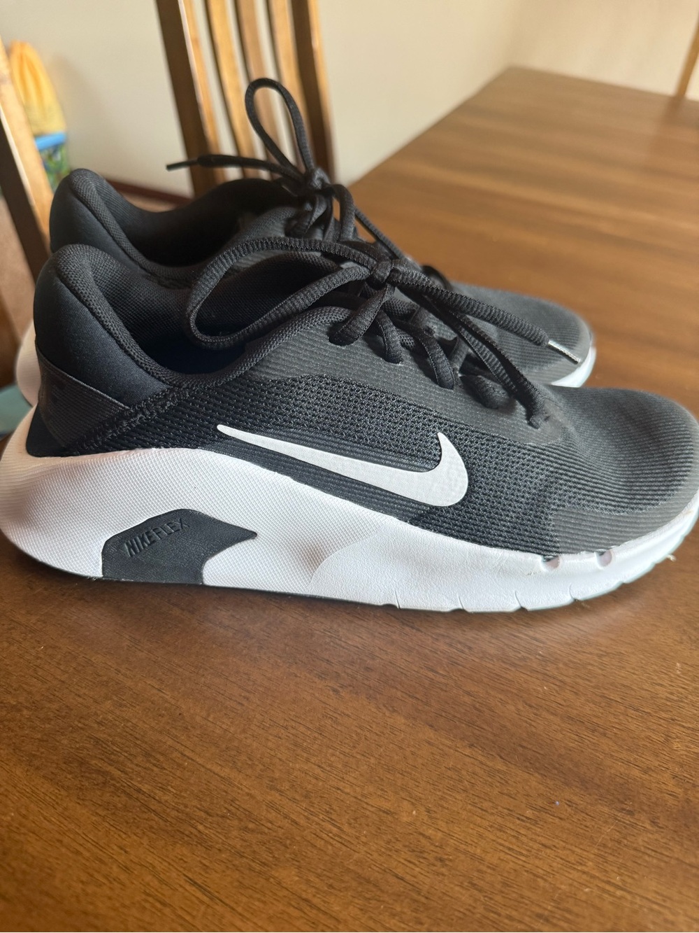 Nike Black and White Women's Low-Top Sneakers